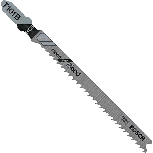 Jigsaw Blade, Carbon Steel, T-Shank, 4" L, 10 TPI Equipex