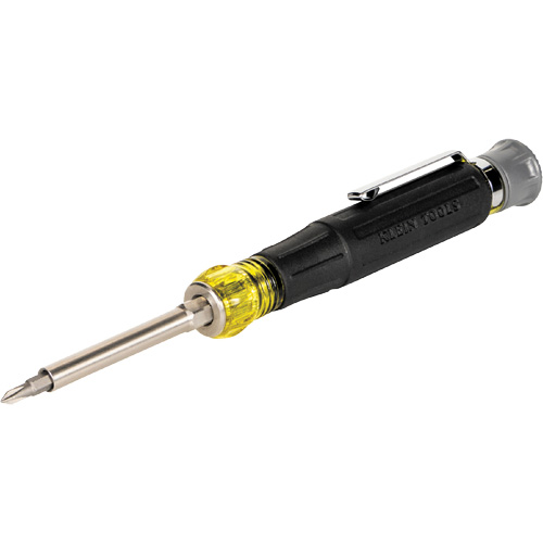 Tournevis de pr&eacute;cision polyvalent de poche 13-en-1, 6-1/2" lo, Prise Coussin&eacute;e Equipex
