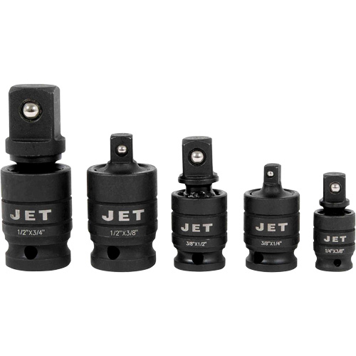 5-Piece Pin-Free Locking Impact U-Joint Adaptors Equipex