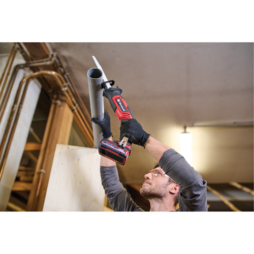 Scie alternative compacte &agrave; une main sans fil (outil seulement), 18 V, Lithium-ion Bloc-pile, 0-3000 coups/min Equipex