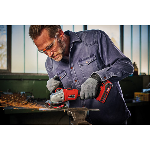Rectifieuse dangle professionnelle sans fil (outil seulement), Roue de 4-1/2", 18 V Equipex