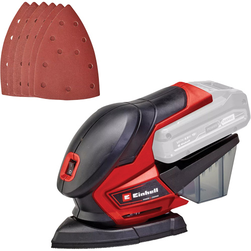Ponceuse &agrave; d&eacute;tail sans fil (outil seulement) Equipex