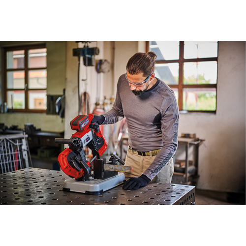 5” Cordless Compact Metal Cutting Bandsaw (Tool Only), 18 V, 4-1/2" Capacity Equipex