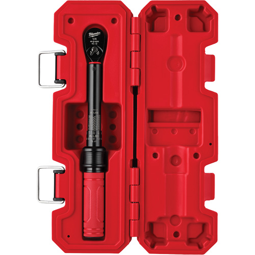Torque Wrench, Click, 1/4" Square Drive, 4.5 - 22.6 N.m/40 - 200 in-lbs Equipex