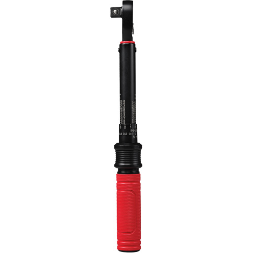 Torque Wrench, Click, 3/8" Square Drive, 5.6 - 28.2 N.m/50 - 250 in-lbs Equipex