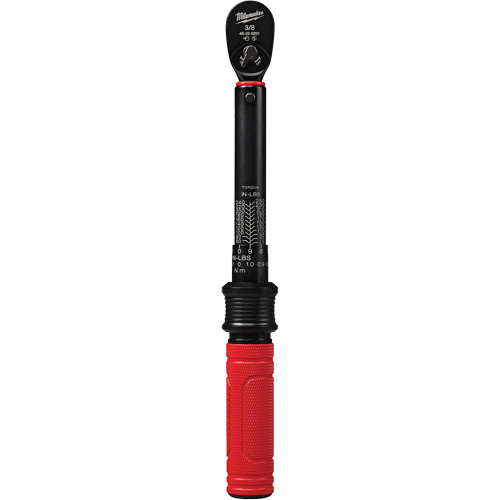 Torque Wrench, Click, 3/8" Square Drive, 5.6 - 28.2 N.m/50 - 250 in-lbs Equipex
