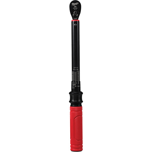 Torque Wrench, Click, 3/8" Square Drive, 20 - 100 in-lbs/27.1 - 135.6 N.m Equipex