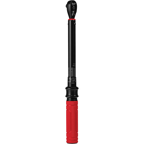 Torque Wrench, Click, 3/8" Square Drive, 20 - 100 in-lbs/27.1 - 135.6 N.m Equipex