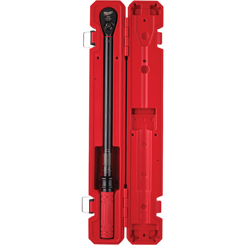 Torque Wrench, Click, 1/2" Square Drive, 50 - 200 ft-lbs./67.8 - 339 N.m Equipex