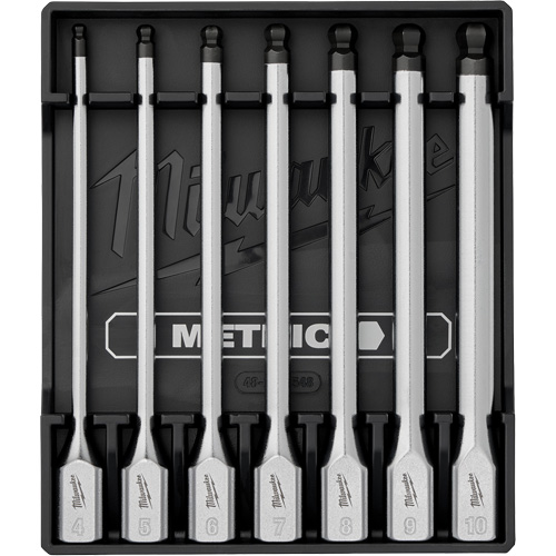 Long Metric Bit Socket Set, Hex Ball, 3/8" Drive, 7 Pcs Equipex