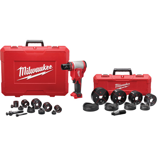 M18 FORCE LOGIC 10-Ton Knockout Tool 1/2" to 4" Equipex