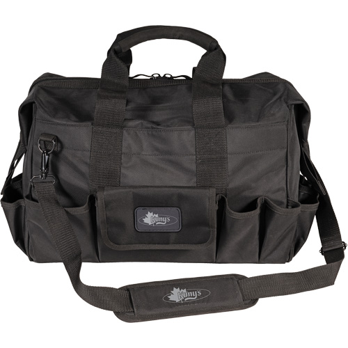 Sac &agrave; outils Phantom 18" pour entrepreneur, Polyester balistique, 25 pochettes, Noir Equipex