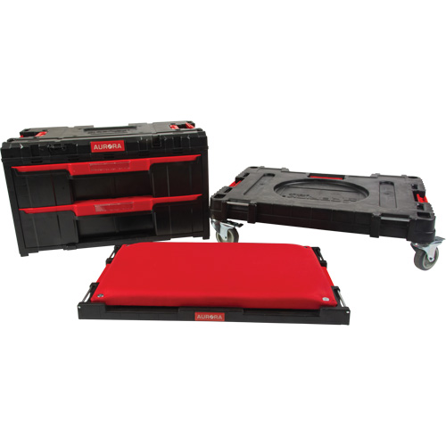 3-Piece Arx&reg; Dolly with Swivel Casters Set, 23-1/10" x 15" x 13-2/5", Black Equipex