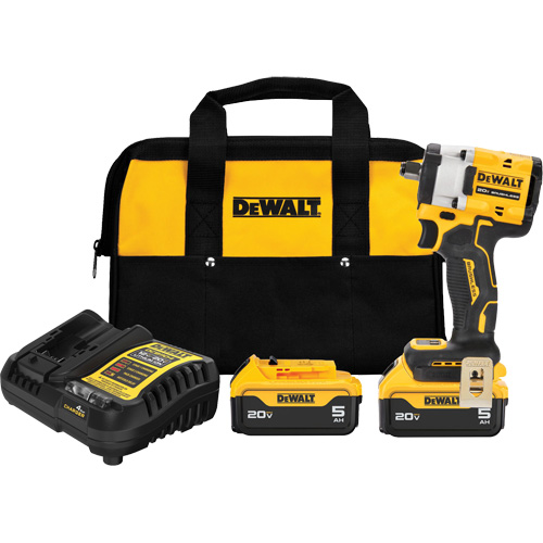ATOMIC MAX* Cordless Impact Wrench With Hog Ring Anvil Kit, 20 V, 1/2" Socket Equipex