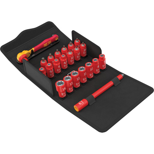SA VDE 1 Zyklop Insulated Ratchet Set with Reversing Lever Equipex