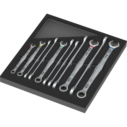 Foam Insert 9735 for Game 6007 Joker 1 Set, Ratcheting Combination, 12 Pieces Equipex
