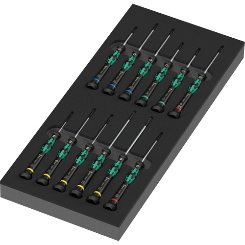 Foam Insert Kraftform Micro Screwdriver Set 2, 13 Pcs. Equipex
