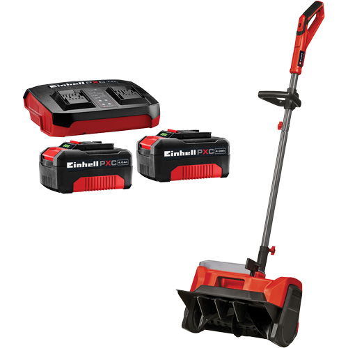 Ensemble pelle &agrave; neige sans fil 36 V avec batteries et chargeur, Largeur de 16" (40,64 cm) Equipex