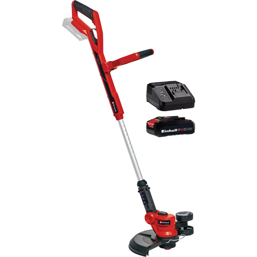 Coupe-bordure t&eacute;lescopique sans fil avec batterie 2,5 Ah et ensemble de d&eacute;part de chargeur, 12", &agrave; pile, 18 V Equipex