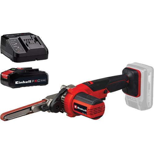 Cordless 18" File Belt Sander with 2.5Ah PXC Battery & Charger Starter Kit Equipex