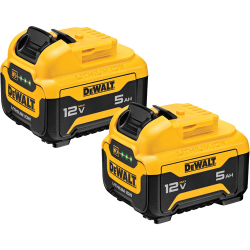 Max* Battery Packs, Lithium-Ion, 12 V, 5 Ah Equipex
