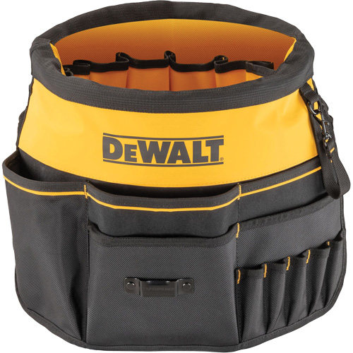 Bucket Tool Organizer, 19-3/4" L x 2" W x 19-5/8" H, Black/Yellow Equipex