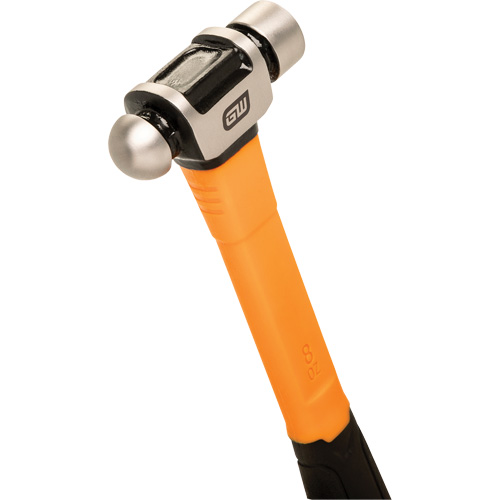 Ball Pein Hammer, 8 oz. Head Weight, Plain/Polished Face, Fibreglass Handle Equipex