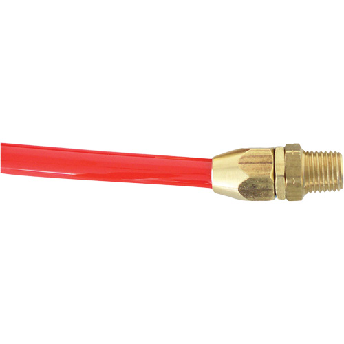Adaptateur de raccord pivotant (M) NPT, 1/4" dia., Laiton Equipex