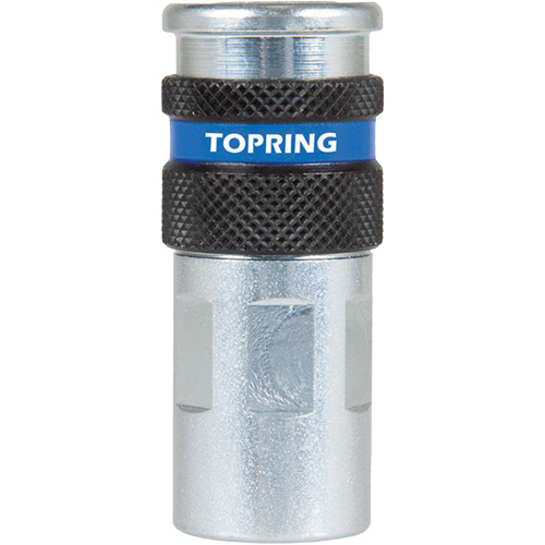 Raccord industriel rapide QUIKSILVER 2, Acier zingu&eacute;, 1/4", NPT femelle, 362 PSI Equipex