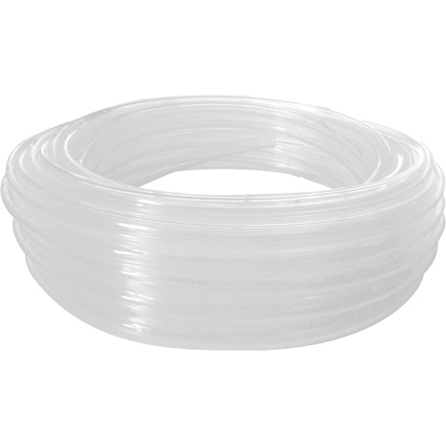 High-Flexibility Pneumatic Tubing, Air, 0.5" OD x 100' L, Polyurethane, Clear Equipex