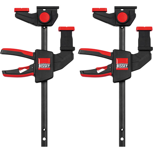 2-Piece One-Handed Table Clamps, 6" (152.4 mm) Equipex