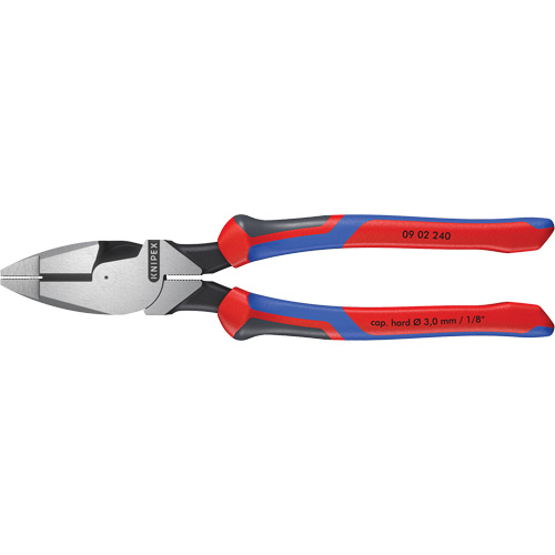 Pince pour monteurs de lignes &agrave; levier d&eacute;multipli&eacute;, t&ecirc;te type Nouvelle-Angleterre avec poign&eacute;e KNIPEXTEND Equipex