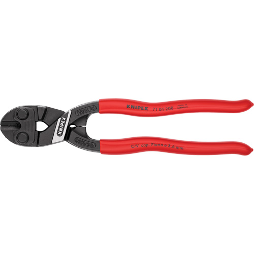 CoBolt&reg; High Leverage Compact Bolt Cutters, 8" L, Center Cut Equipex