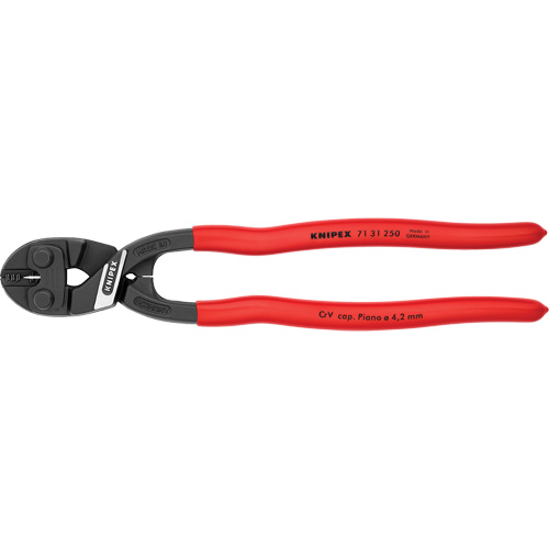 Coupe-boulons compact &agrave; levier d&eacute;multipli&eacute; CoBolt&reg; XL avec lame &agrave; encoche, 10" l, Coupe centrale Equipex