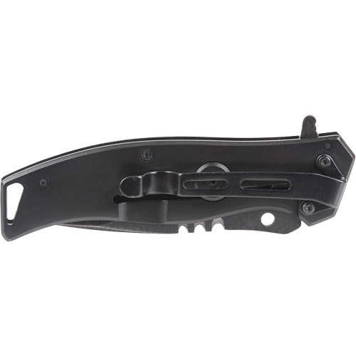 Electrician's Bearing-Assisted Open Pocket Knife, 2-95/100" Blade, Stainless Steel Blade, Aluminum Handle Equipex