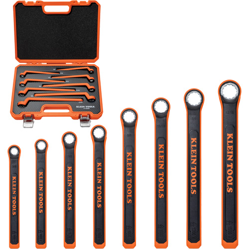 Insulated Box End Wrench Set, 1000 V, 8 Pcs Equipex