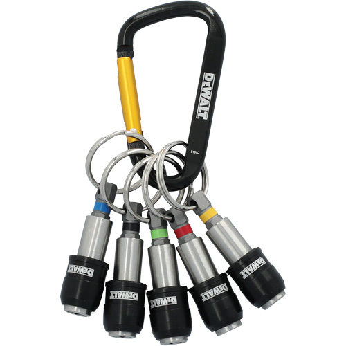 Jeu de porte-embouts avec anneau porte-cl&eacute;s, 5 M Equipex