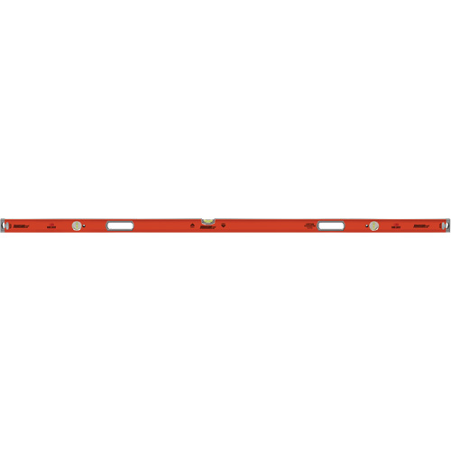 Heavy-Duty Box Level, Box, 6.5' L, Aluminum, 3, Magnetic Equipex