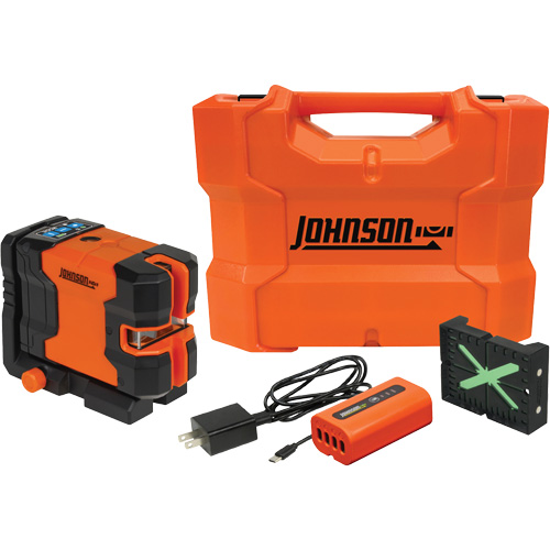 GreenBrite&reg; Cross-Line & 2-Dot Laser Level Equipex