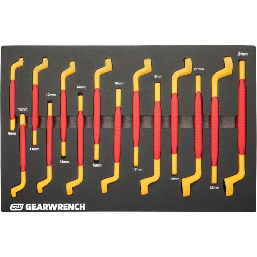 Jeu d'outils VDE isol&eacute;s, 1000 V, 72 M Equipex