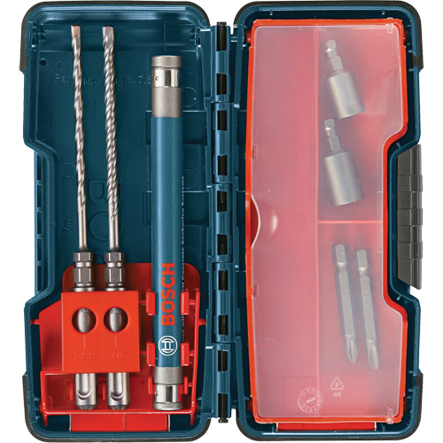 SDS-plus&reg; Bulldog Anchor Drive Installation Set, 7 Pieces, Carbide Equipex