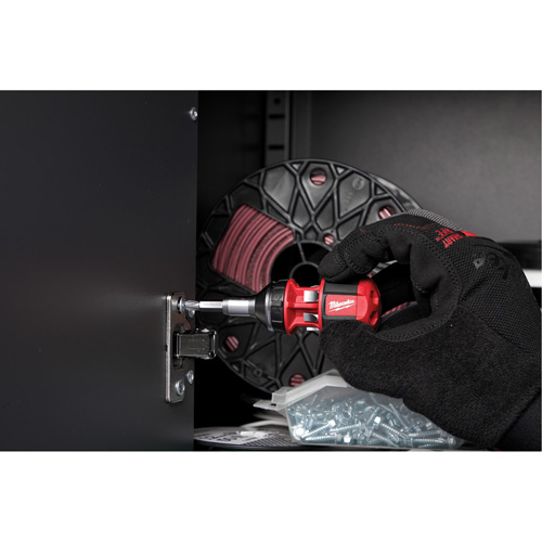8-in-1 Compact Ratcheting 1/4" Drive Multi-Bit Driver, Cushion Grip Handle Equipex