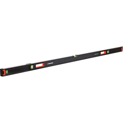 NITE EYE Beam Level, Box, 6' L, Aluminum, 3, Non-Magnetic Equipex