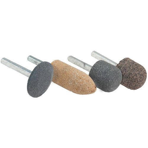Mounted Point, A11, Ceramic, 7/8" Dia., 2" L, 36 Grit Equipex