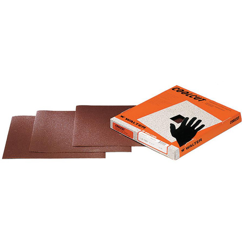 Papier abrasif manuel Coolcut, 9" x 11", Grain 40, Oxyde d'aluminium Equipex