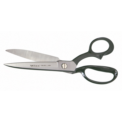Cisaille de qualit&eacute; industrielle &agrave; lames larges, Longueur de coupe de 4-3/4", Poign&eacute;e Anneaux Equipex