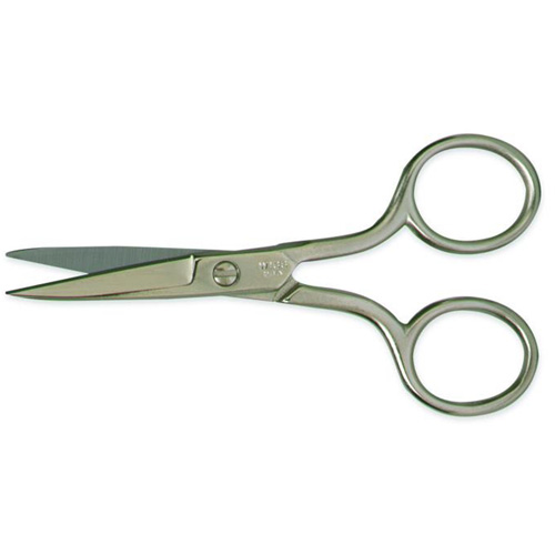 Embroidery & Sewing Scissors, 1-1/4", Rings Handle Equipex