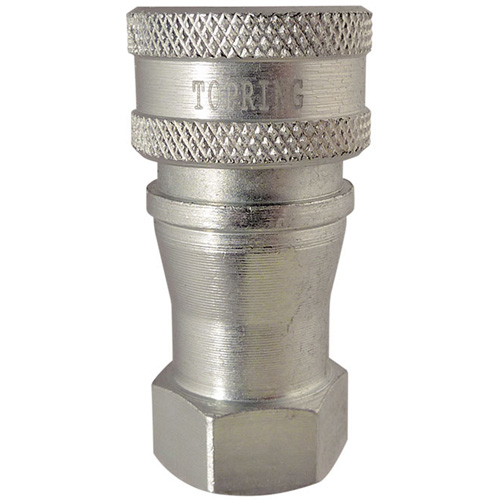 Hydraulic Quick Coupler - Steel Manual Coupler, Brass/Stainless Steel Equipex