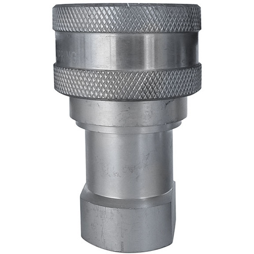 Hydraulic Quick Coupler - Stainless Steel Manual Coupler, Brass/Stainless Steel Equipex