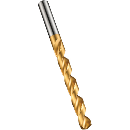 Foret s&eacute;rie courte, Acier rapide, 1/4", 101 mm lo, 63 mm Cannelure, 130° Angle Equipex